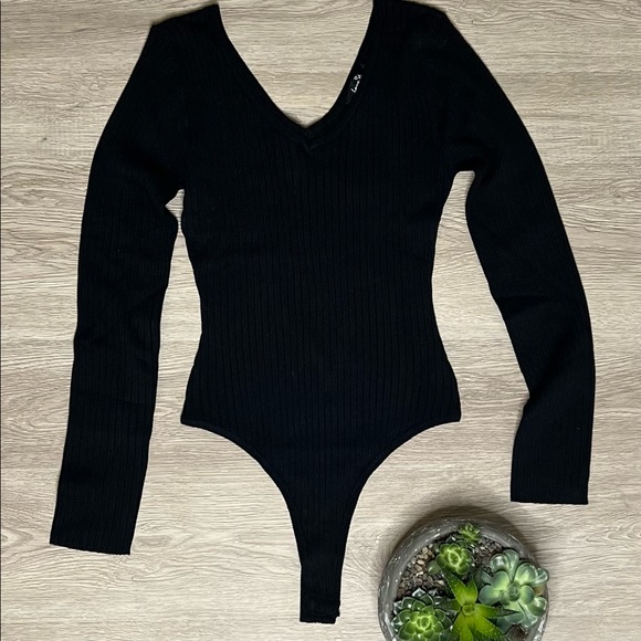 Long Sleeve Black Bodysuit NWT - Picture 5 of 5